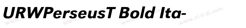 URWPerseusT Bold Ita字体转换 URWPerseusT Bold Ita字体转换